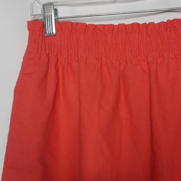 J. Crew Factory Women's Linen Blend Mini Skirt 2 - Picture 3 of 8